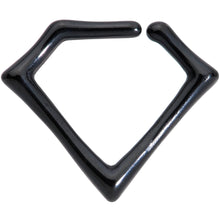 Load image into Gallery viewer, 16G 5/16 Black Rhombus Closure Ring
