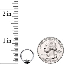 Load image into Gallery viewer, 16G 3/8 Floating Feather Hinged Segment Ring
