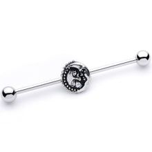 Load image into Gallery viewer, 14G Celestial Embrace Industrial Barbell 38mm

