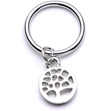 Load image into Gallery viewer, 16G 3/8 Tree of Life Dangle Hinged Segment Ring
