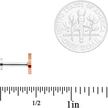 Load image into Gallery viewer, 16G 5/16 Multicolor Unicorn Internally Threaded Labret Set of 4
