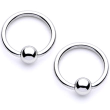 Load image into Gallery viewer, 14G White Faux Opal Elephant BCR Barbell Nipple Ring Set of 4
