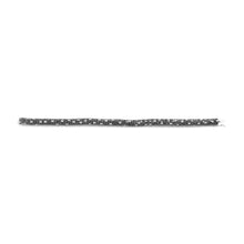 Load image into Gallery viewer, 18K White Gold 20.0 Cttw Black and White Pave Set Diamond Eternity Snake Skin Style Tennis Bracelet (Black and G-H Color, SI1-SI2 Clarity) - Size 7"
