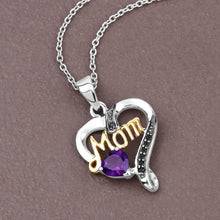 Load image into Gallery viewer, 0.48 Carat Genuine Amethyst and Black Spinel .925 Sterling Silver Pendant
