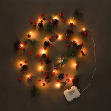 Load image into Gallery viewer, 6.5Ft. 20 LED Christmas Garland with Lights
