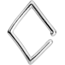 Load image into Gallery viewer, 16G Simply Steel Rhombus Closure Ring
