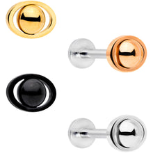 Load image into Gallery viewer, 16G 5/16 Multicolor Open Eye Internally Threaded Labret Set of 4
