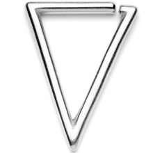 Load image into Gallery viewer, 16G 5/16 Tasteful Geometric Triangle Closure Ring
