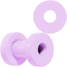 Load image into Gallery viewer, Sweet Pastel Purple Screw Fit Tunnel Plug Set 16G to 19mm
