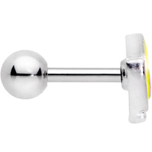 Load image into Gallery viewer, 16G 1/4 Yellow Easter Chick Cartilage Tragus Earring
