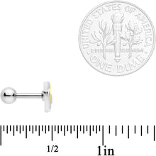 Load image into Gallery viewer, 16G 1/4 Yellow Easter Chick Cartilage Tragus Earring
