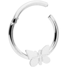 Load image into Gallery viewer, 16G 3/8 Spring Butterfly Hinged Segment Ring
