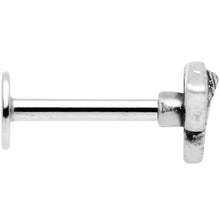 Load image into Gallery viewer, 16G 5/16 Clear Gem Regal Elephant Labret Monroe Tragus

