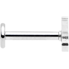 Load image into Gallery viewer, 16G 5/16 Cat Internally Threaded Labret Tragus
