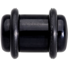 Load image into Gallery viewer, 0G Basic Black Acrylic Straight Plug Set
