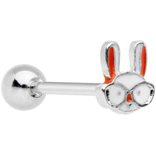 Load image into Gallery viewer, Nerdy Easter Bunny Barbell Tongue Ring
