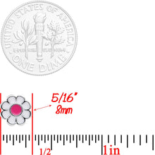 Load image into Gallery viewer, White Pink Sweet Springtime Easter Flower Barbell Tongue Ring
