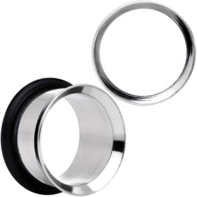 Load image into Gallery viewer, Stainless Steel Single Flare Tunnel Plug Set Available in Sizes  8G to 1
