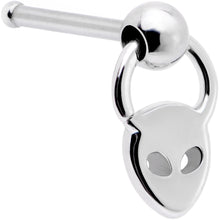 Load image into Gallery viewer, 20G 1/4 Open Eyed Alien Dangle Nose Bone
