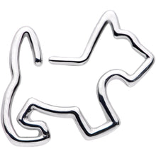 Load image into Gallery viewer, 16G 5/16 Sweet Scotty Dog Closure Ring
