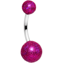 Load image into Gallery viewer, Hot Pink Sandblasted Belly Ring
