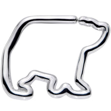 Load image into Gallery viewer, 16G 5/16 Polar Bear Closure Ring
