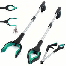 Load image into Gallery viewer, Heavy-Duty Steel Folding Trash Picker – 32" with Magnet &amp; Anti-Slip Handle

