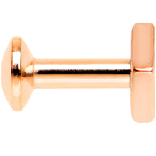 Load image into Gallery viewer, 3/16 Gold Tone Rhombus Internally Threaded Daith Cartilage Tragus
