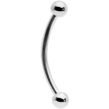 Load image into Gallery viewer, 16G 9/16 Stainless Steel Curved Barbell
