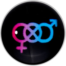 Load image into Gallery viewer, Bisexual Pride Flag Barbell Tongue Ring
