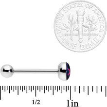 Load image into Gallery viewer, Bisexual Pride Flag Barbell Tongue Ring
