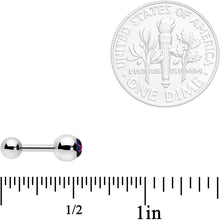 Load image into Gallery viewer, 16G 1/4 Bisexual Pride Flag Cartilage Tragus Earring
