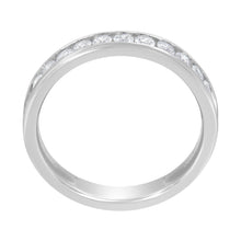 Load image into Gallery viewer, 14K White Gold 1/2 cttw Diamond Band Ring (I-J Color, I2-I3 Clarity) - Size 7
