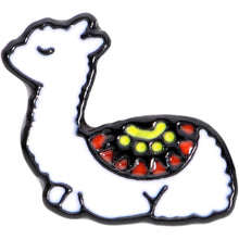 Load image into Gallery viewer, 16G 1/4 Snoozing Llama Cartilage Tragus Earring
