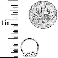 Load image into Gallery viewer, 16G 3/8 Happy Giraffe Hinged Segment Ring
