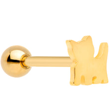 Load image into Gallery viewer, Multicolor Flat Top Kitty Cat Barbell Tongue Ring Set of 4
