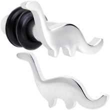 Load image into Gallery viewer, Brontosaurus Dinosaur Single Flare Plug Set 14G to 4G
