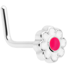 Load image into Gallery viewer, 20G 5/16 Spring Flower L Shaped Nose Ring
