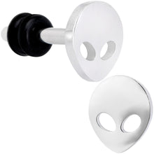 Load image into Gallery viewer, Steel Space Alien Single Flare Plug Set 14G to 2G
