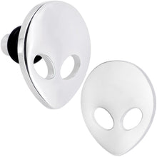 Load image into Gallery viewer, Steel Space Alien Single Flare Plug Set 14G to 2G
