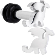 Load image into Gallery viewer, Steel Fantasy Dragon Single Flare Plug Set 14G to 2G
