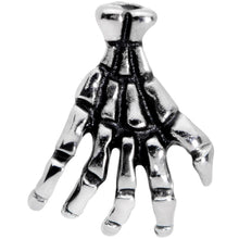 Load image into Gallery viewer, 16G 5/16 Spooky Skeleton Hand Halloween Labret Monroe Tragus
