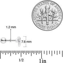 Load image into Gallery viewer, 16G 1/4 Vacation Airplane Cartilage Tragus Earring
