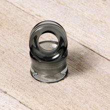 Load image into Gallery viewer, Translucent Black Glass Tunnel Plug Set 2G to 1 Inch
