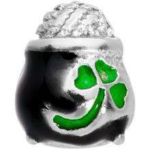 Load image into Gallery viewer, 20G 5/16 St Patricks Day Pot O Gold L Shaped Nose Ring
