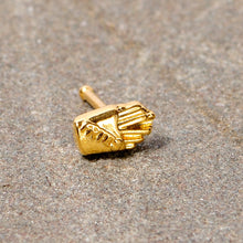 Load image into Gallery viewer, 20G 1/4 Gold Tone Fast Food French Fries Nose Bone
