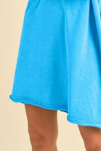 Load image into Gallery viewer, Sky Blue Short Sleeve Dress Simple Casual and Effortless Dress for Women Soft Comfortable Dress
