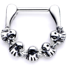 Load image into Gallery viewer, 16G 5/16 Gathering of Ghosts Halloween Septum Clicker
