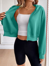 Load image into Gallery viewer, Relaxed Minimalist Zip-Up Dropped Shoulder Hooded Jacket Casual &amp; Comfortable Lightweight Outerwear
