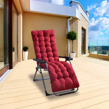 Load image into Gallery viewer, 67x22in Chaise Lounger Cushion Recliner Rocking Chair Sofa
